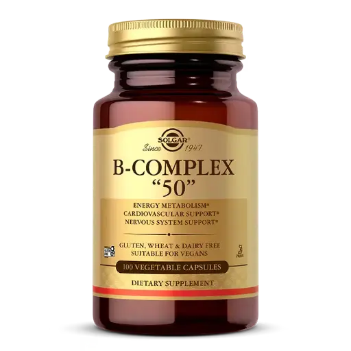 Solgar, B-Complex "50" - 100 VegCaps