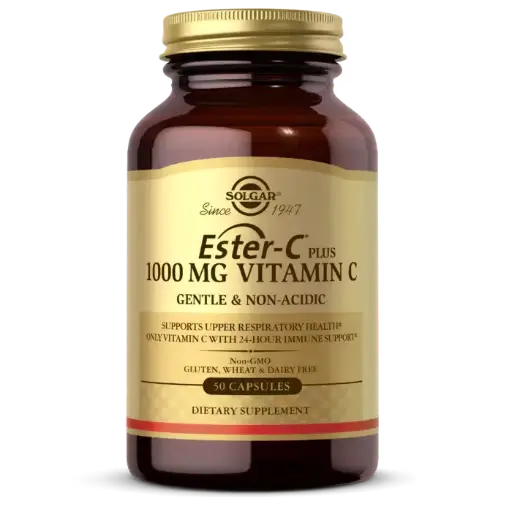 Solgar, Ester-C® Plus, 1000 MG Vitamin C - 50 Capsules