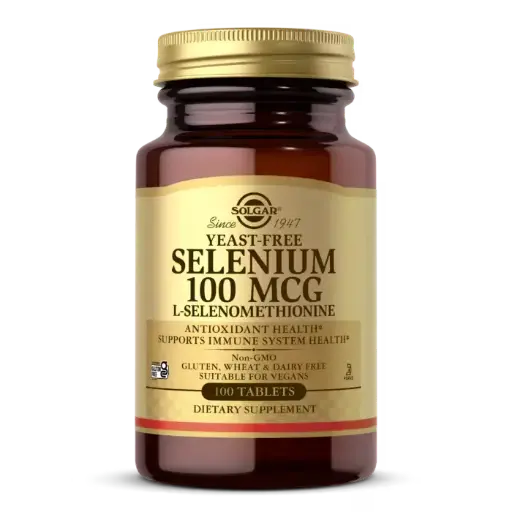 Solgar, Selenium, Yeast-Free, 100 mcg - 100 Tablets