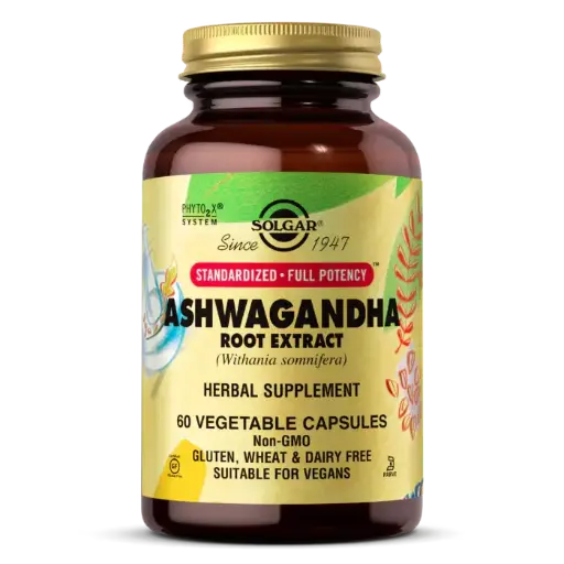 Solgar, Ashwagandha Root Extract - 60 VegCaps