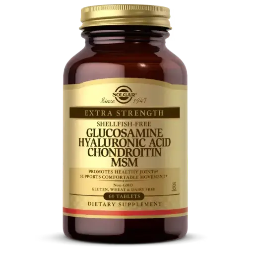 Solgar, Glucosamine Hyaluronic Acid Chondroitin MSM
