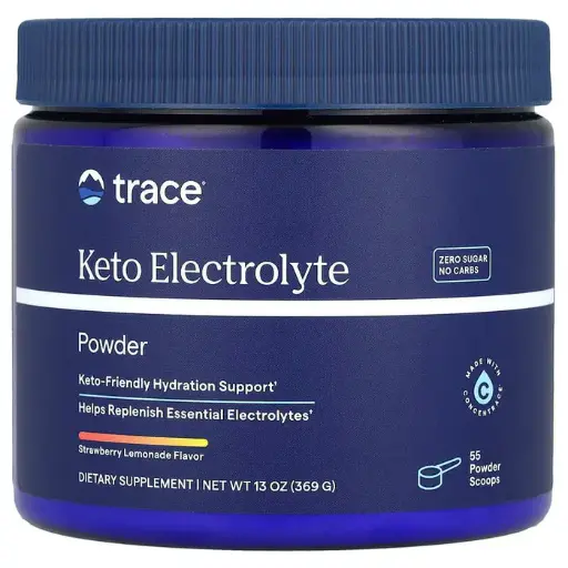 Trace, Keto Electrolyte Powder, Strawberry Lemonade, 13 oz (369 g)
