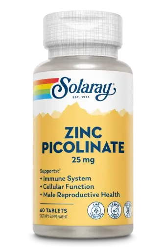 Solaray, Zinc Picolinate, 25 mg