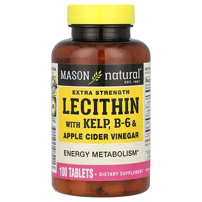 Mason Naturals Lecithin Kelp/B6 & Apple Cider Vinegar