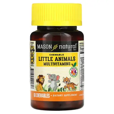 Mason Naturals Little Animals Multivitamin h