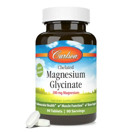 Carlson Chelated Magnesium Glycinate 90 tablets