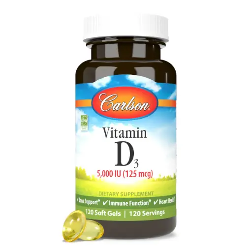 Carlson Vitamin D3 5000IU 120 SoftGels