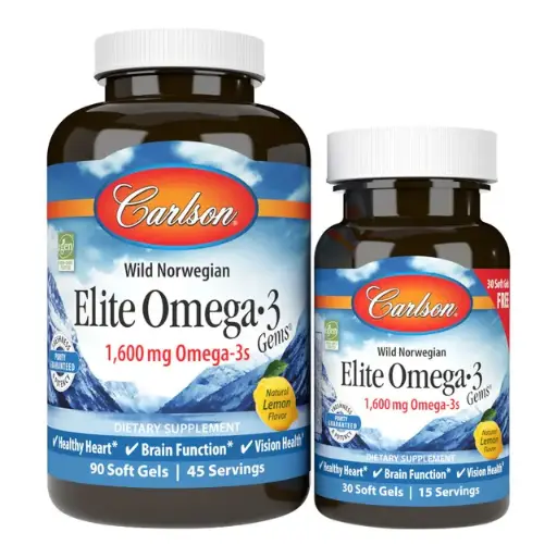 Carlson Elite Omega-3 Gems 90+30 SG