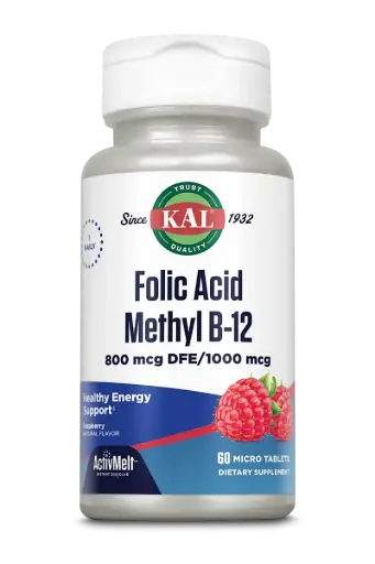 KAL Folic Acid Methyl B-12 ActivMe 800mcg