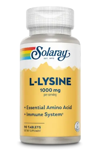 Solaray L-Lysine, Free Form 1000mg